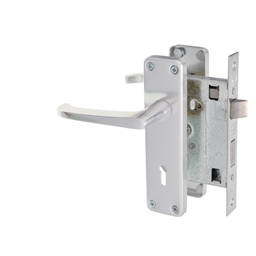 M5C41 - 2 Lever Lockset 6" Al Slvr -M5C41_A_L_T